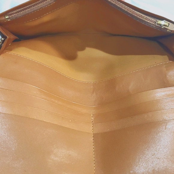 🇮🇹CELINE Paris Macadam PVC leather Bifold long Wallet🤎💛 - Picture 11 of 17